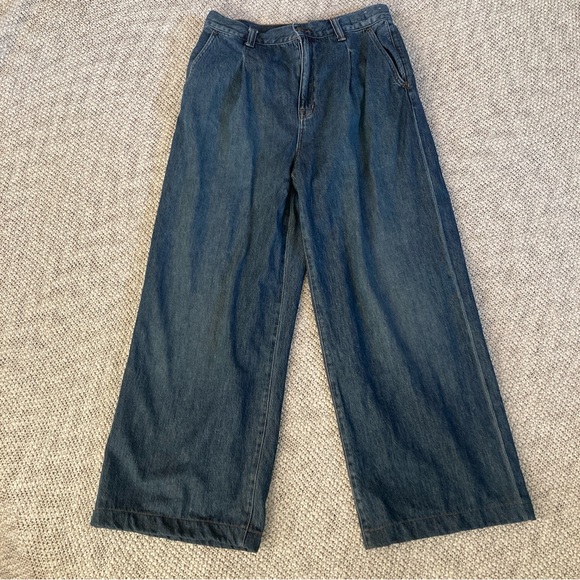 Madewell The Harlow Wide Leg Jean Size 29 - Picture 4 of 15